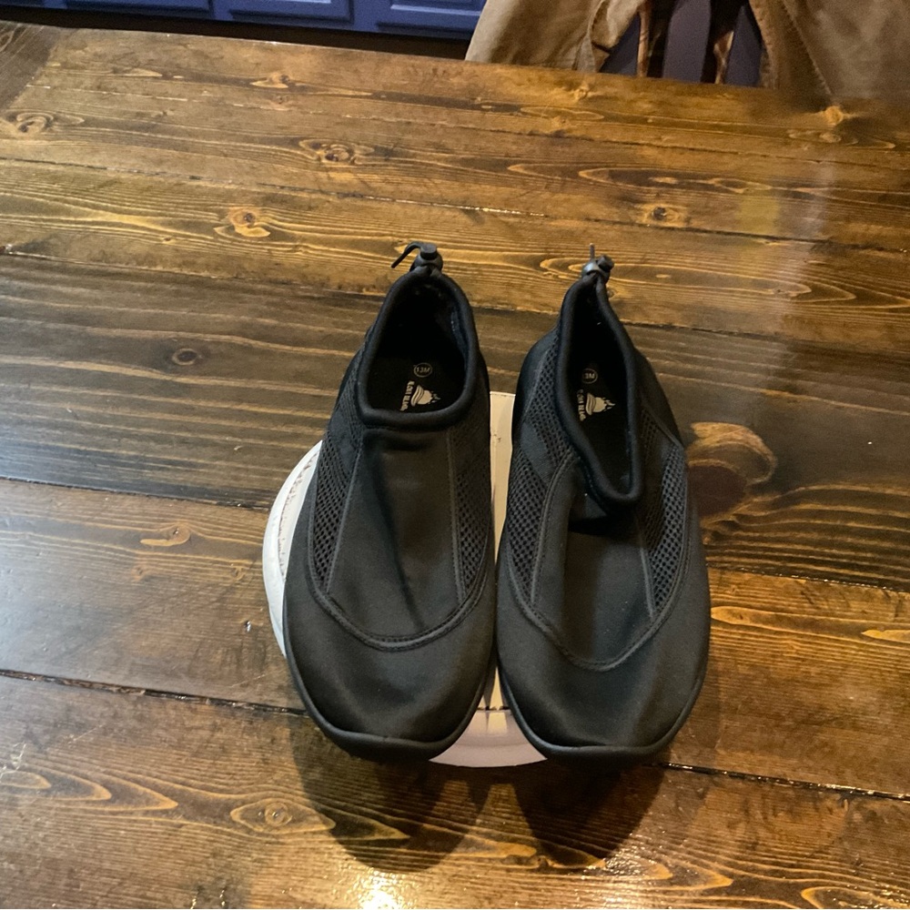 Men's Black Water Shoes Worn Once.
